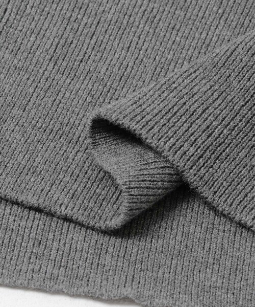 ITEMS URBANRESEARCH（アイテムズ アーバンリサーチ）の「配色ポロニット（ニット/セーター・レディース・GRY/NVY/MELON・Free）」の13枚目の写真