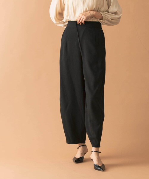 URBAN RESEARCH ROSSO（アーバンリサーチロッソ）の「カーブパンツ（その他パンツ・レディース・BLACK/GREIGE・36/38）」の9枚目の写真