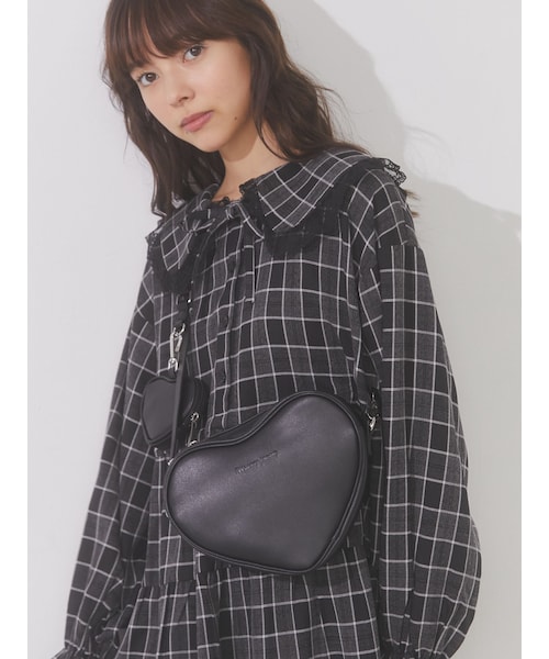 merry jenny（メリージェニー）の「doubleハートショルダーバッグ（ショルダーバッグ・レディース・シルバー/ブラック/アイボリー/ゴールド・F）」の22枚目の写真