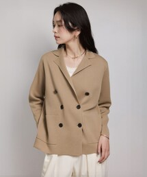 ROPE' | ミラノリブ ニットダブルジャケット/イージーケア(テーラードジャケット)