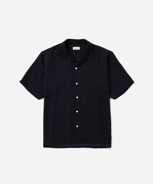Saturdays NYC(サタデーズ ニューヨークシティ )の「Hester Dot Print Open Collar SS Shirt(シャツ/ブラウス・レディース・ダークブラウン/ネイビー・L/M/S/XL)」の21枚目の写真