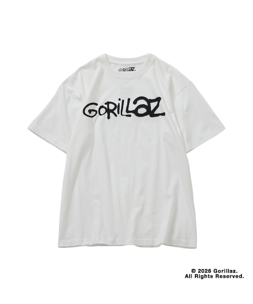 bonjour records(ボンジュールレコーズ)の「Gorillaz/ゴリラズ for bonjour records Official T-shirt(Tシャツ/カットソー・レディース・ブラック/ブラック系/ホワイト/ホワイト系・L/M/XL)」の8枚目の写真