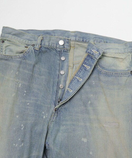 URBAN RESEARCH（アーバンリサーチ）の「A PRESSE　No.37 Washed Wide Denim Pants（デニムパンツ・メンズ・BLEACH・30-30/32-30/34-30/36-30）」の4枚目の写真