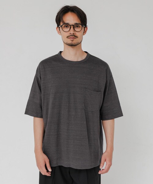 URBAN RESEARCH(アーバンリサーチ)の「『別注』YLEVE×URBAN RESEARCH LINEN POCKET T-SHIRTS(Tシャツ/カットソー・メンズ・BRIC/CHARCOAL/ECRU・4/5)」の15枚目の写真