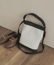 URBAN RESEARCH DOORS | キャンバスコンビレザーバッグ(ショルダーバッグ)