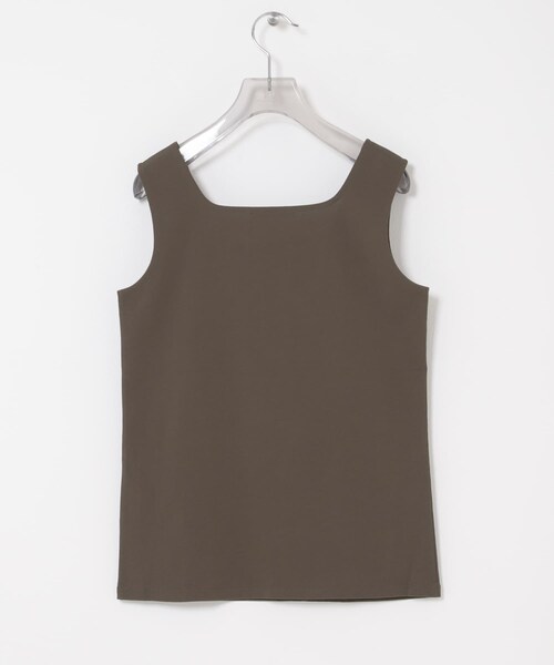 URBAN RESEARCH（アーバンリサーチ）の「スクエアネックタンクトップ（タンクトップ・レディース・WHITE/BLACK/BROWN・Free）」の11枚目の写真