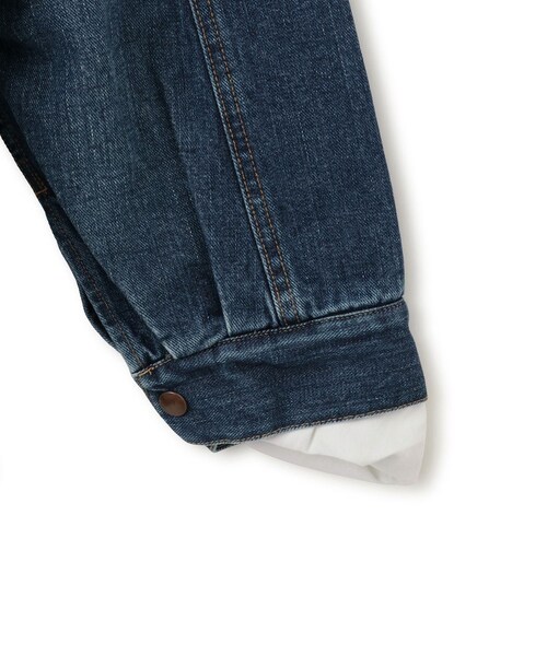 ADAM ET ROPE'(アダムエロペ)の「【PILLINGS x WRANGLER】DENIM JACKET(デニムジャケット・レディース・ブルー・M/S)」の8枚目の写真