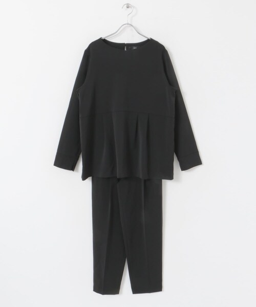 URBAN RESEARCH DOORS（アーバンリサーチドアーズ）の「ペプラムトップスセットアップ（セットアップ・レディース・NAVY/GREGE/BLACK・S/M）」の15枚目の写真