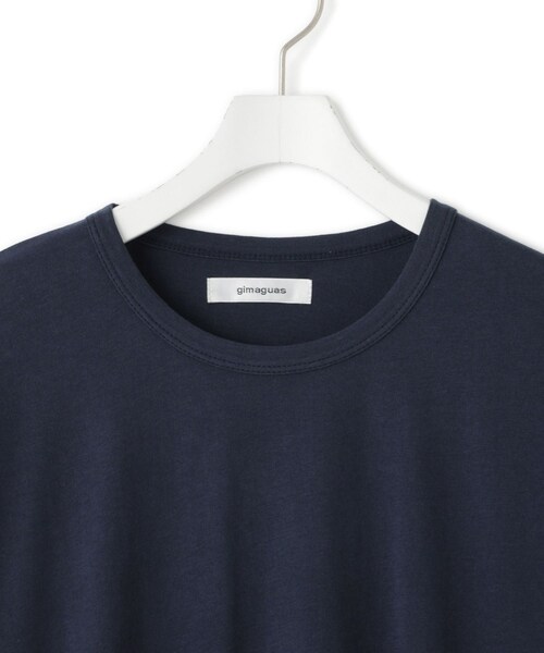 ADAM ET ROPE'(アダムエロペ)の「【Gimaguas(ギマガス)】JULIAN T-SHIRT(Tシャツ/カットソー・レディース・ホワイト/ネイビー・S)」の5枚目の写真