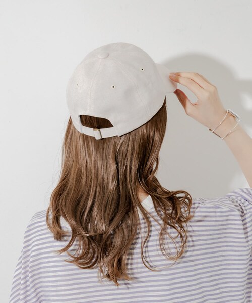 SMELLY（スメリー）の「シンプルリネンキャップ（キャップ・レディース・IVO/BEG/BLK・-）」の7枚目の写真