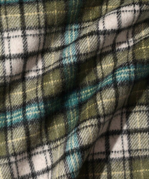 ADAM ET ROPE'(アダムエロペ)の「【AURALEE/オーラリー】CASHMERE CHECK LONG STOLE(マフラー・レディース・ダークブラウン/グリーン・F)」の16枚目の写真