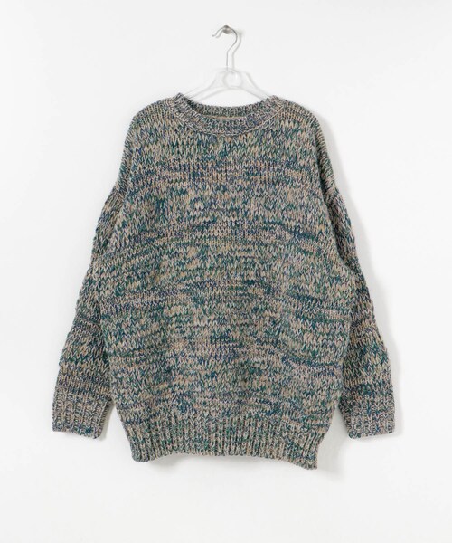 LAATO（ラート）の「MIX YARN CREW NECK KNIT（ニット/セーター・レディース・スターリースカイ/クラウディスカイ/フローズンスカイ・FREE）」の12枚目の写真