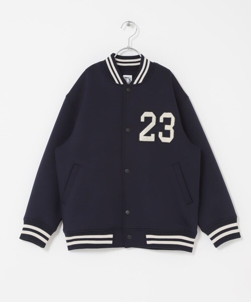 URBAN RESEARCH DOORS（アーバンリサーチドアーズ）の「『150サイズ』ダンボールニットスタジャン(KIDS)（ダウンジャケット/コート・キッズ・GRAY/NAVY・150(145-155)）」の17枚目の写真