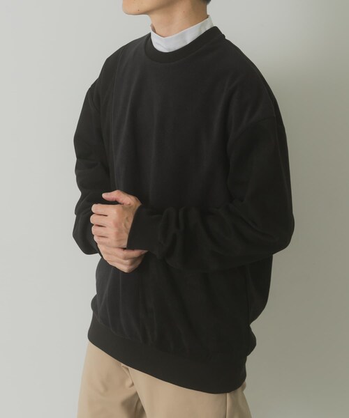 ITEMS URBANRESEARCH(アイテムズ アーバンリサーチ)の「裏フリースF.S.クレイジープルオーバー(その他トップス・メンズ・L.BEG/MOC/OLV/BLK・M/L)」の7枚目の写真