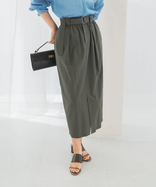 URBAN RESEARCH ROSSO（アーバンリサーチロッソ）の「ベルト付スカート（スカート・レディース・khaki/white/orange・FREE）」の14枚目の写真