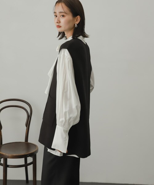 SENSE OF PLACE by URBAN RESEARCH（センスオブプレイスバイアーバンリサーチ）の「2WAYタイツキチュニック（チュニック・レディース・LIME/OFF WHITE/BLACK・one）」の14枚目の写真