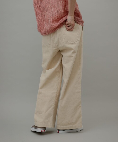 URBAN RESEARCH Sonny Label（アーバンリサーチサニーレーベル）の「コーデュロイベイカーイージーパンツ（その他パンツ・レディース・アイボリー/グレージュ/チャコール・36/38）」の8枚目の写真
