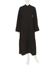 Ungrid | ショルダースリットスタンドカラーシャツワンピース(ワンピース)