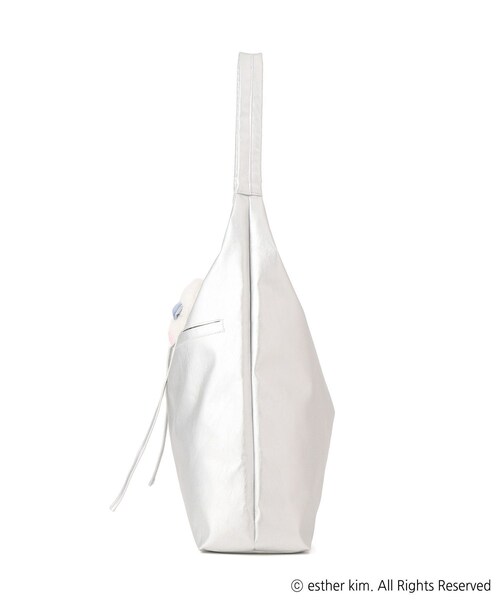 ROPE' PICNIC(ロペピクニック)の「【Esther Bunny Little meets ROPE' PICNIC】チャーム付きバッグ(トートバッグ・レディース・ブラック/シルバー・F)」の12枚目の写真