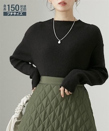 nissen | 小さいサイズ　ボトルネックニット　低身長さん・小柄女性(ニット/セーター)