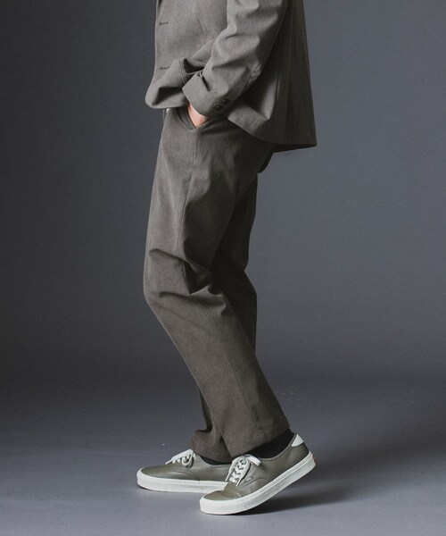 URBAN RESEARCH DOORS（アーバンリサーチドアーズ）の「LIFE STYLE TAILOR　コーデュロイコンフォータブルパンツ（スラックス・メンズ・NAVY GRAY/MOCHA・S/M/L/XL）」の8枚目の写真