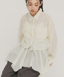 KBF | イレヘムビスチェSETシャツ(シャツ/ブラウス)