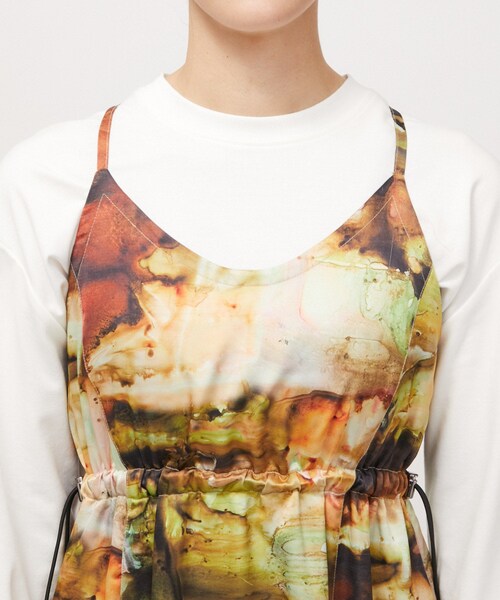 NERGY(ナージー)の「【Rico Ikeda×NERGY】2WAYドロストワンピース(ワンピース・レディース・イエロー/シルバー・F)」の19枚目の写真