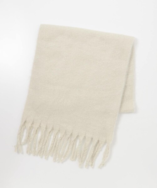 SENSE OF PLACE by URBAN RESEARCH（センスオブプレイスバイアーバンリサーチ）の「『ユニセックス』フリンジストール（ストール/ショール・メンズ・BLUE/BLACK/GRAY/GREIGE・one）」の10枚目の写真