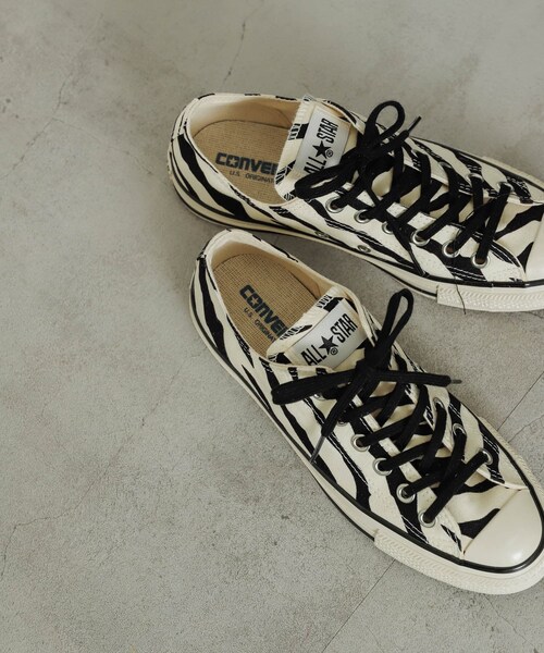SENSE OF PLACE by URBAN RESEARCH(センスオブプレイスバイアーバンリサーチ)の「『WEB限定』CONVERSEALL ALL STAR US ZEBRA OX(スニーカー・レディース・WHITE・22.5/23.5/24.5)」の14枚目の写真