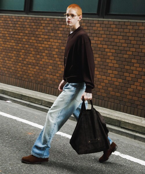 URBAN RESEARCH（アーバンリサーチ）の「13.5oz DENIM WIDE PANTS（デニムパンツ・メンズ・INDIGO/LT INDIGO/BLACK・S/M/L）」の3枚目の写真