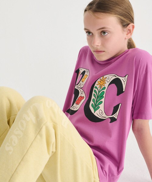 URBAN RESEARCH DOORS(アーバンリサーチドアーズ)の「BOBO CHOSES SPRING LETTERS T-SHIRTS(KIDS)(その他トップス・キッズ・PURPLE・4-5y/6-7y/8-9y)」の13枚目の写真