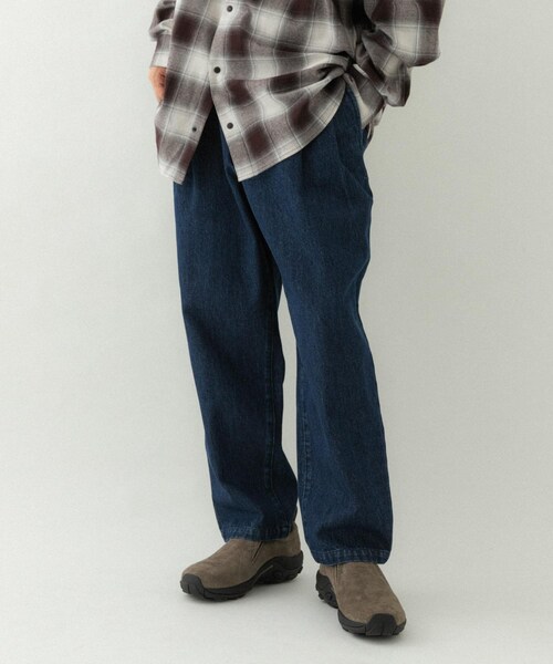 EKAL（エカル）の「ツータックデニムトラウザー（デニムパンツ・メンズ・O.W/USED・M/L）」の5枚目の写真