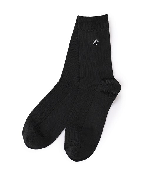 ROPE' PICNIC（ロペピクニック）の「RPロゴソックス（ソックス/靴下・レディース・ブラック/ホワイト/ダークブラウン/シルバー・F）」の5枚目の写真