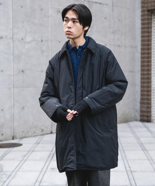 URBAN RESEARCH DOORS(アーバンリサーチドアーズ)の「ライトナイロン パデット バルマカンコート(テーラードジャケット・メンズ・L.GRAY/CHARCOAL/BLACK・M/L)」の8枚目の写真