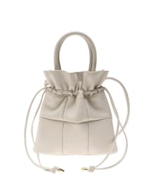 LAGUNAMOON | カッティングフォルム巾着バッグ(ハンドバッグ)