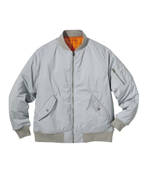 nissen（ニッセン）の「ミリタリーブルゾン（ジャケット/アウター・メンズ・グレー/カーキ・M/L/LL/3L/4L/5L/6L/8L/10L）」の5枚目の写真