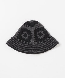 URBAN RESEARCH Sonny Label | New Era　CROCHET KNIT DGRY BLK(ハット)