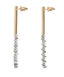 ELENDEEK | METAL BEADS STICK PIERCE(ピアス（両耳用）)
