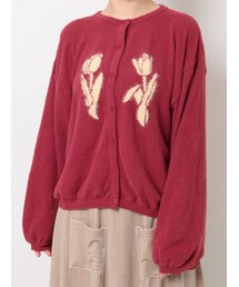 merry jenny | 二輪のチューリップカーディガン(カーディガン/ボレロ)