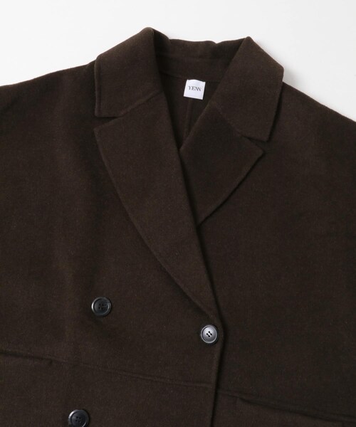 URBAN RESEARCH ROSSO(アーバンリサーチロッソ)の「『一部別注カラー』YENN DOUBLE FACE PEA COAT(その他アウター・レディース・別注DNAVY/BROWN/CHARCOAL・FREE)」の13枚目の写真