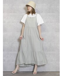 dazzlin | リボンキャミキャンディカラーワンピース(ワンピース)