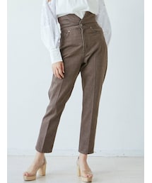LAGUNAMOON | ハイウエストデザインデニムパンツ(デニムパンツ)