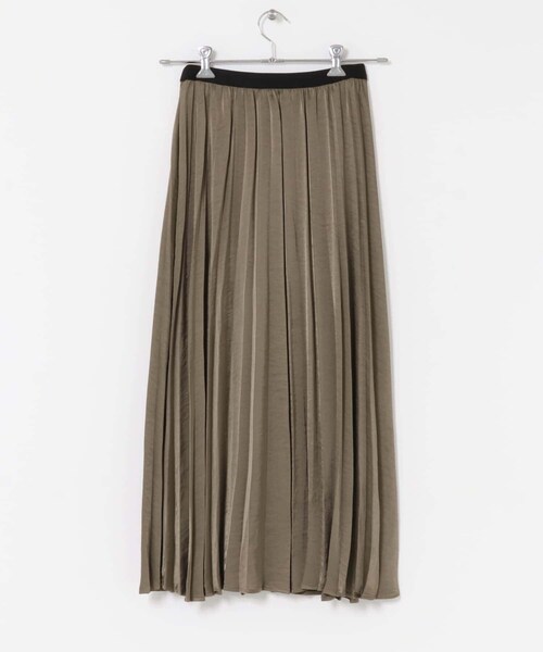 ITEMS URBANRESEARCH（アイテムズ アーバンリサーチ）の「サテンプリーツスカート（スカート・レディース・CHA/BRN/P.BEG・FREE）」の20枚目の写真