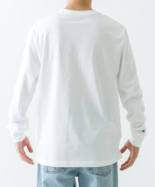 URBAN RESEARCH（アーバンリサーチ）の「SALOMON　LOGO LONG-SLEEVE T-SHIRTS M（Tシャツ/カットソー・メンズ・WHITE・S/M/L/XL）」の5枚目の写真