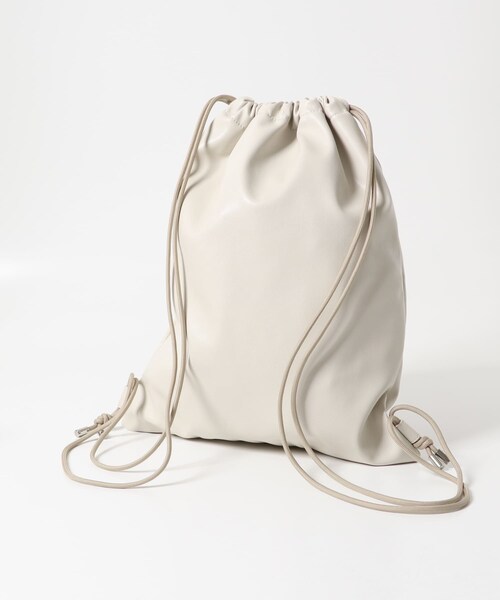 URBAN RESEARCH Sonny Label（アーバンリサーチサニーレーベル）の「エンボスロゴナップサック（バックパック/リュック・レディース・ブラック/アイボリー・one）」の10枚目の写真