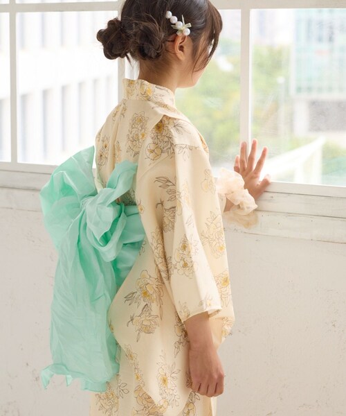 ROPE' PICNIC(ロペピクニック)の「【KIDS/キッズ】浴衣キャミワンピースセット(浴衣・キッズ・ネイビー/クリーム・L/M/S)」の17枚目の写真