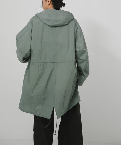 URBAN RESEARCH（アーバンリサーチ）の「POLYPLOID　MODS PARKA C（モッズコート・メンズ・BLACK/SAGE・3/4）」の17枚目の写真