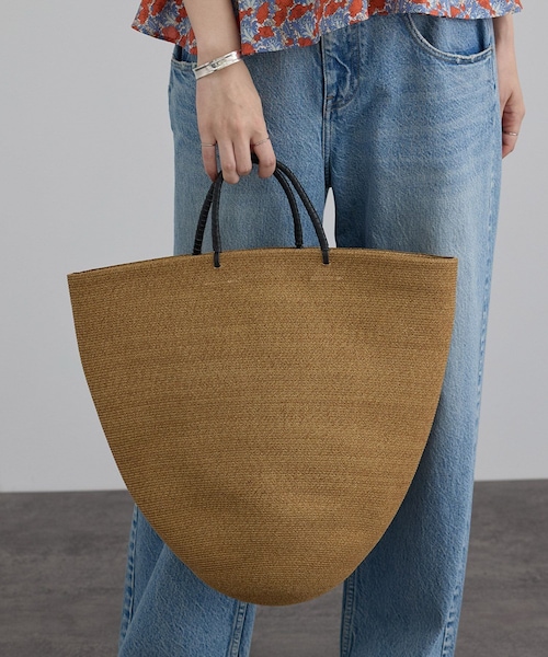 ADAM ET ROPE'(アダムエロペ)の「【J'aDoRe・一部店舗限定】【KAMARO'AN(カマロアン)】Gourd Pack Basket(かごバッグ・レディース・キナリ・F)」の1枚目の写真