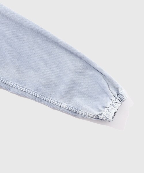 ADAM ET ROPE'（アダムエロペ）の「【URU/ウル】COTTON POLYESTER CORDUROY ZIP UP BLOUSON（ブルゾン・メンズ・スミクロ/ネイビー・1/2）」の10枚目の写真