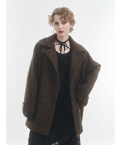 jouetie（ジュエティ）の「Aラインミドルコート（その他アウター・レディース・アイボリー/グレー/ブラック/ブラウン・M）」の12枚目の写真